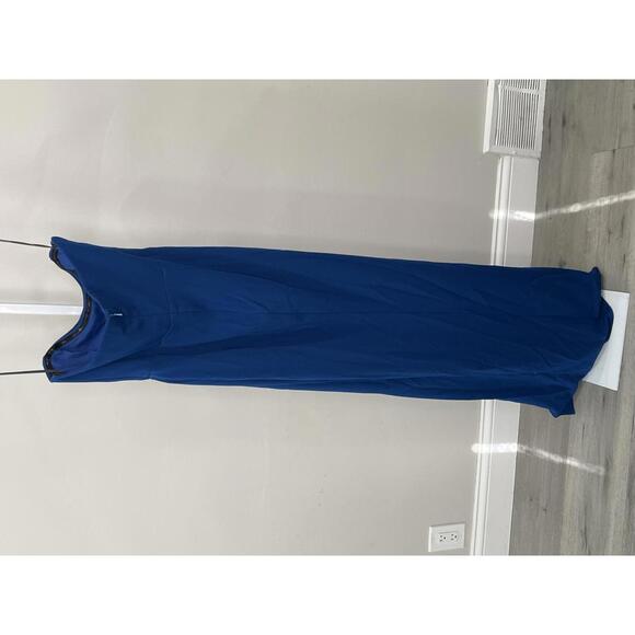 Katie May Pamela Gown in Ocean strapless maxi - Picture 6 of 8